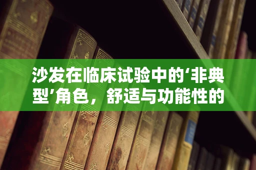 沙发在临床试验中的‘非典型’角色，舒适与功能性的平衡