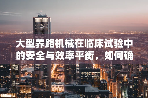 大型养路机械在临床试验中的安全与效率平衡，如何确保？