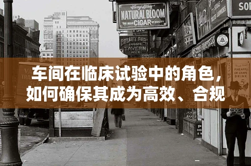 车间在临床试验中的角色，如何确保其成为高效、合规的‘试验场’？