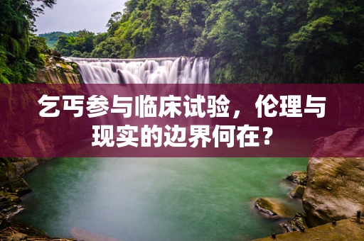 乞丐参与临床试验，伦理与现实的边界何在？