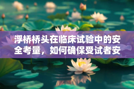 浮桥桥头在临床试验中的安全考量，如何确保受试者安全过桥？