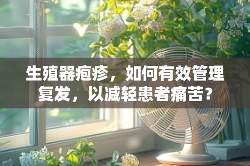 生殖器疱疹，如何有效管理复发，以减轻患者痛苦？