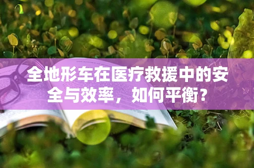 全地形车在医疗救援中的安全与效率，如何平衡？