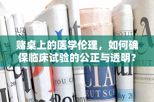 赌桌上的医学伦理，如何确保临床试验的公正与透明？