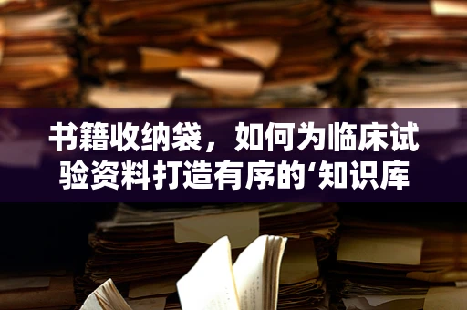 书籍收纳袋，如何为临床试验资料打造有序的‘知识库’？