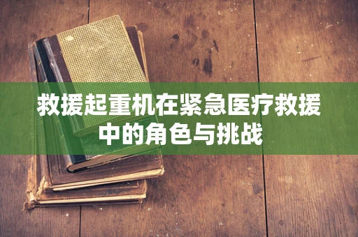 救援起重机在紧急医疗救援中的角色与挑战