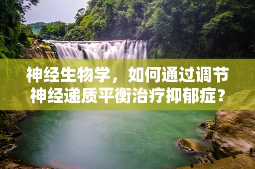 神经生物学，如何通过调节神经递质平衡治疗抑郁症？