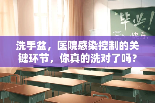 洗手盆，医院感染控制的关键环节，你真的洗对了吗？