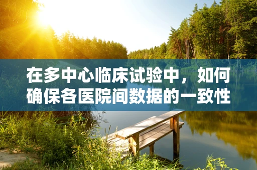在多中心临床试验中，如何确保各医院间数据的一致性和准确性？