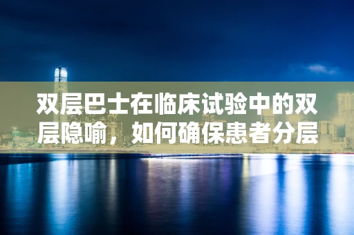双层巴士在临床试验中的双层隐喻，如何确保患者分层与干预措施的精准匹配？