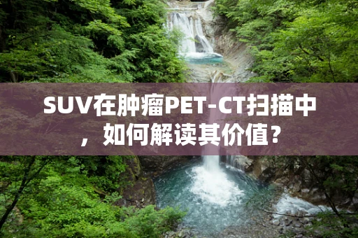 SUV在肿瘤PET-CT扫描中，如何解读其价值？
