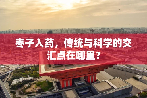 枣子入药，传统与科学的交汇点在哪里？