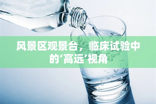 风景区观景台，临床试验中的‘高远’视角