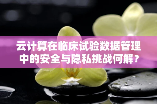 云计算在临床试验数据管理中的安全与隐私挑战何解？