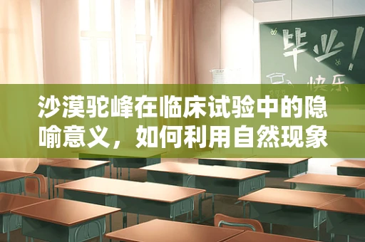 沙漠驼峰在临床试验中的隐喻意义，如何利用自然现象优化药物输送？