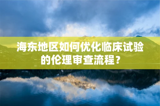 海东地区如何优化临床试验的伦理审查流程？