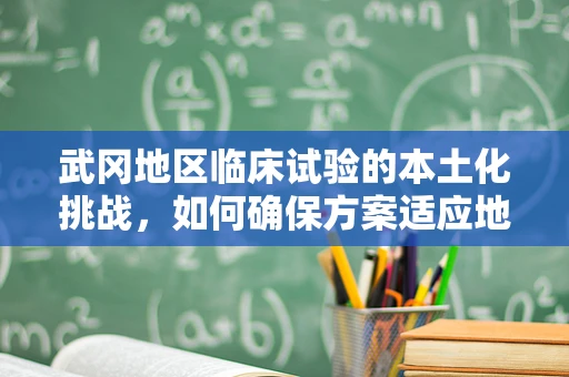 武冈地区临床试验的本土化挑战，如何确保方案适应地方特色？