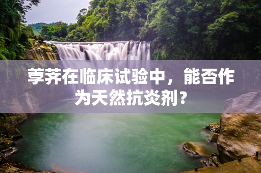 荸荠在临床试验中，能否作为天然抗炎剂？