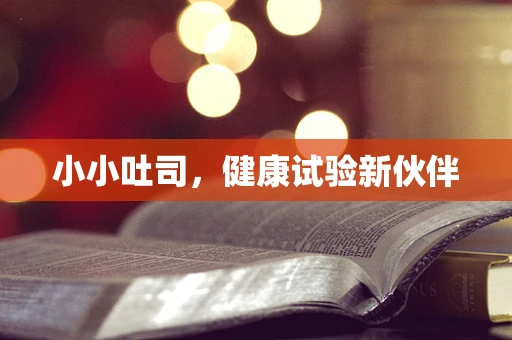 小小吐司，健康试验新伙伴