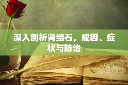 深入剖析肾结石，成因、症状与防治