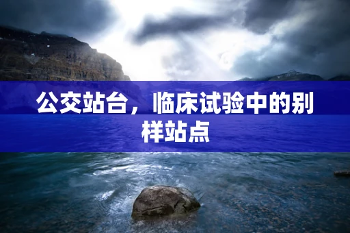 公交站台，临床试验中的别样站点