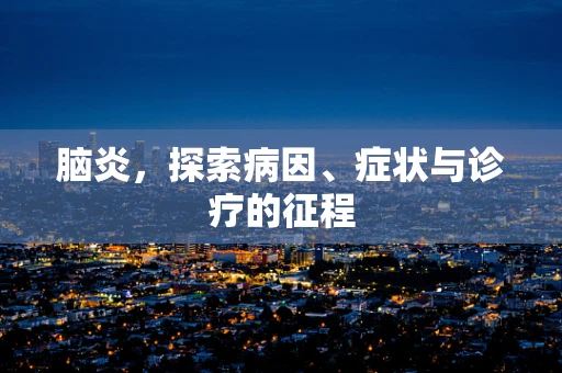 脑炎，探索病因、症状与诊疗的征程